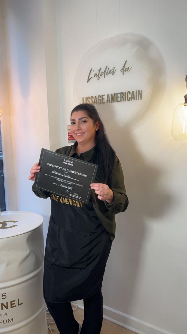 Réalisation lissage diplômée